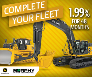 1.99% for 48 Months on the purchase of NEW, In-Stock John Deere Excavators and Dozers
