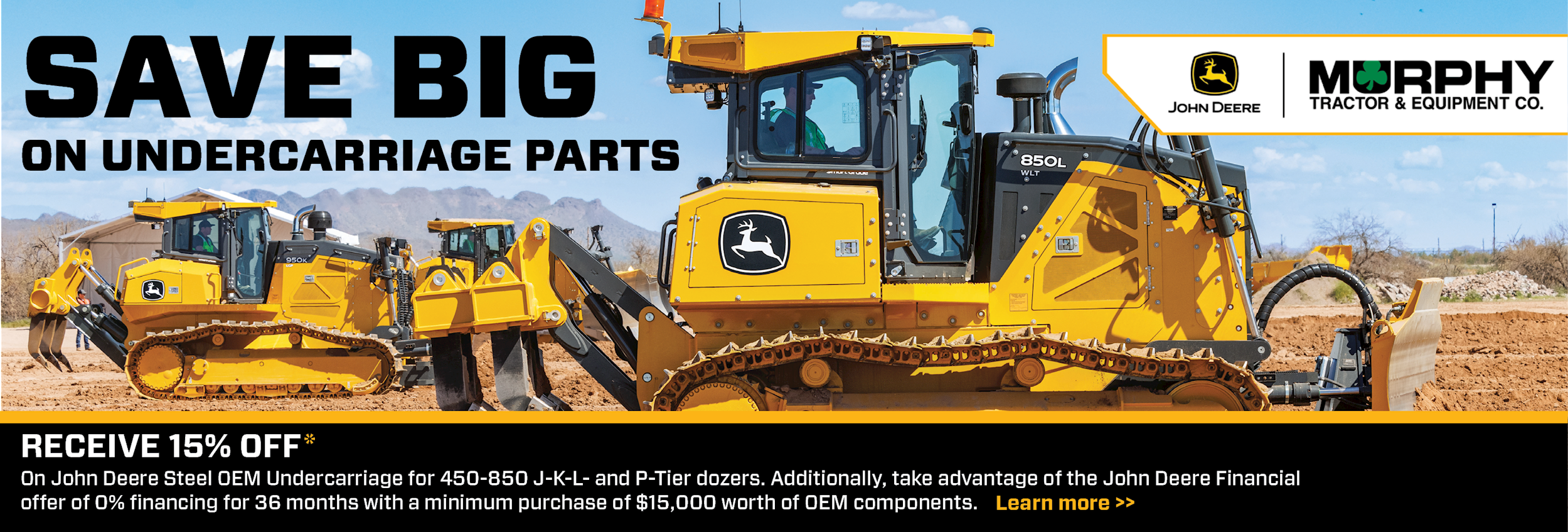Save big on undercarriage parts