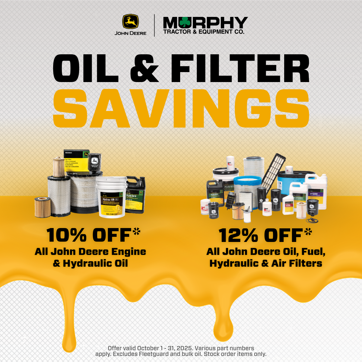 Oil and Filter Savings